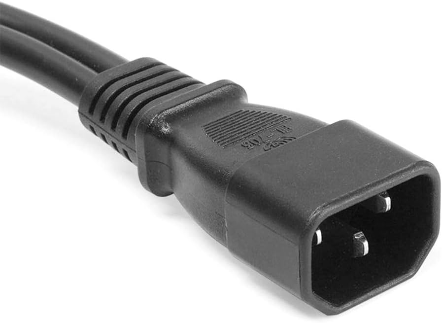 3Pack C14 to 2 x C13 Power Adapter Cable Cord 30cm L67495
