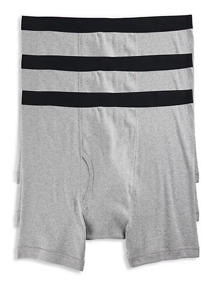 Grey 4XL Pack of 3 Boxer Briefs P837660
