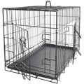 Double-Door Folding Wire Dog Crate J817441