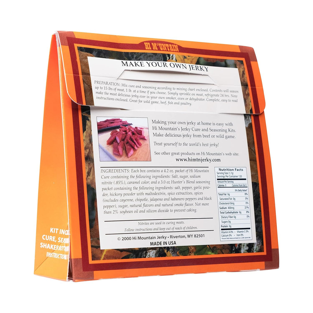 Jerky Seasoning and Cure Kit for Beef, Deer, Elk, Venison (1 Box) S914762