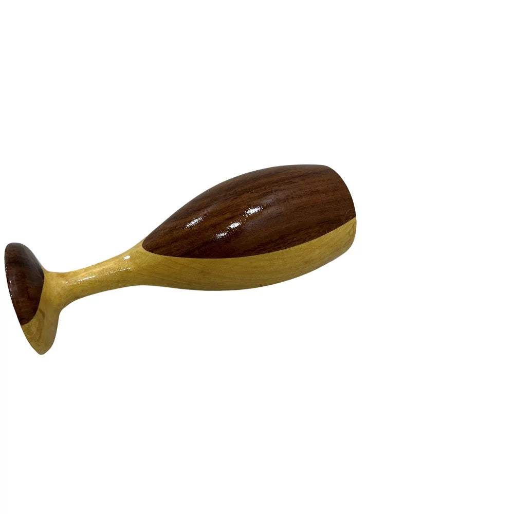 Handmade Wooden Goblet Mango and Teak Wood Wine Drinking Glass B550