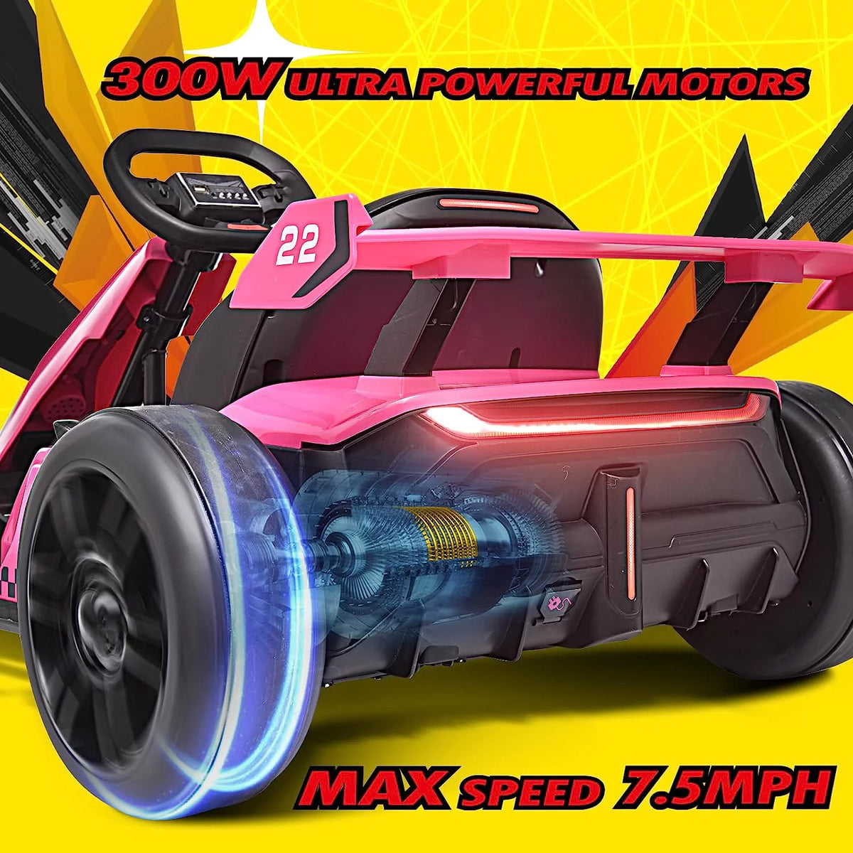 24 V 300W Electric Pedal Go Kart with Drift Mode Z46926
