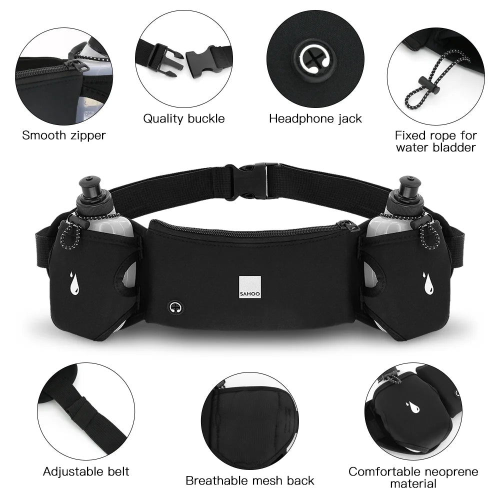 Waist Pack with 2 Water Bottles J90713