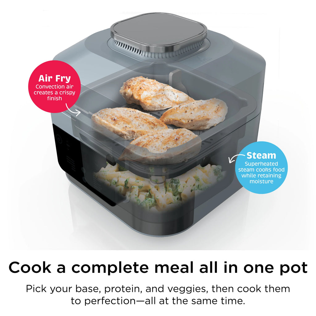 6-Qt 10-in-1 Rapid Cooker & Air Fryer P173177