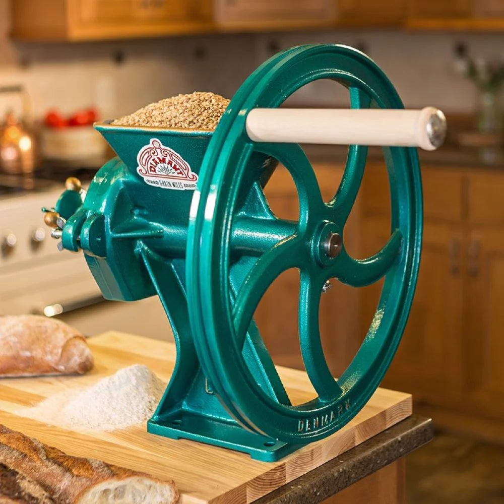 Heavy Duty Manual Crank Grain Mill, Steel and Iron, 56 pounds A990