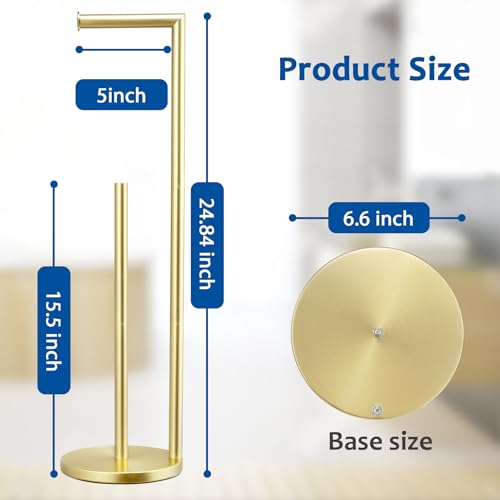 Toilet Paper Holder Stand with Storage J19254