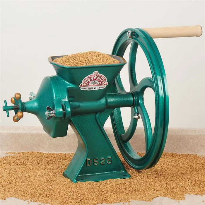 Heavy Duty Manual Crank Grain Mill, Steel and Iron, 56 pounds A990