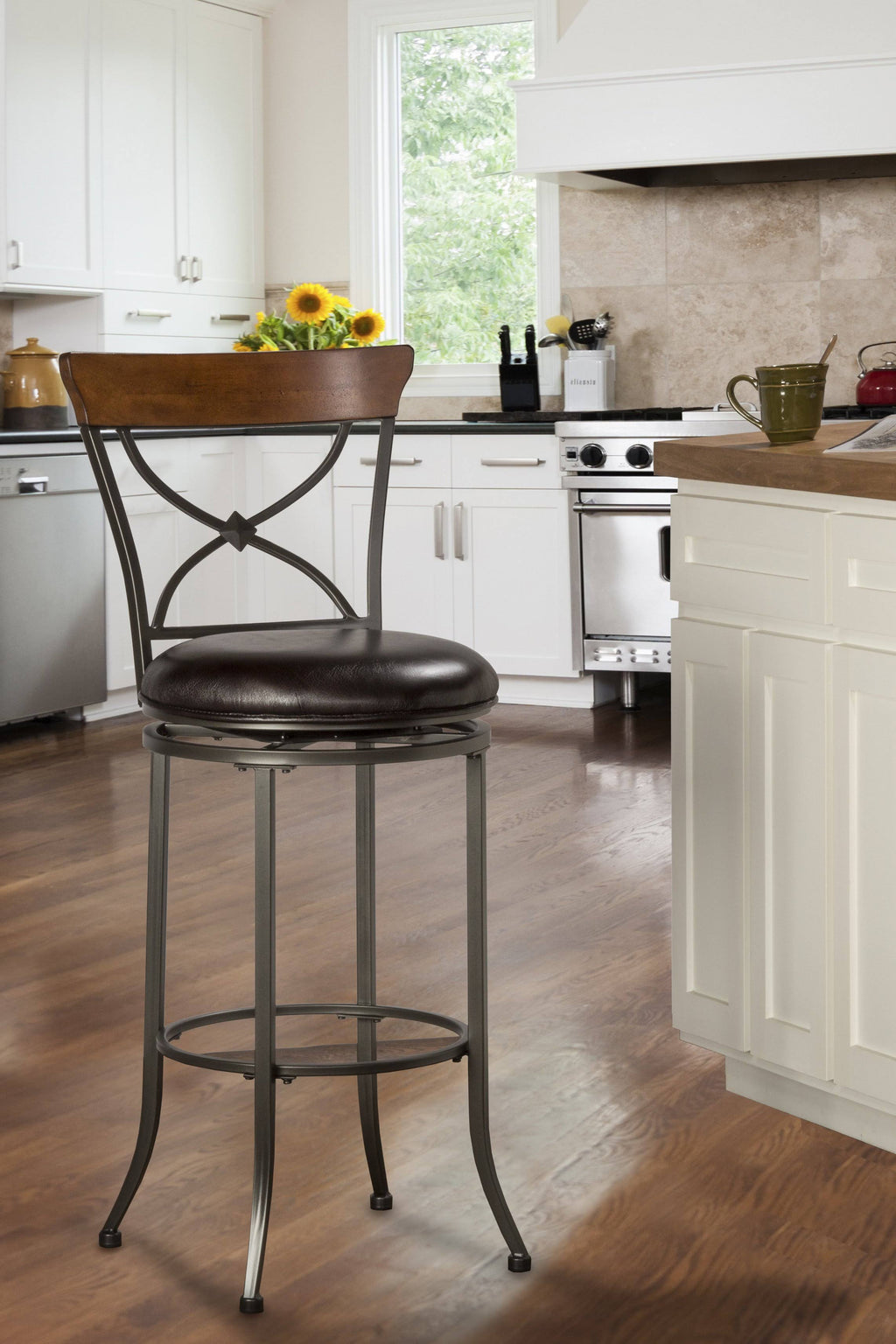 Swivel X-Back Counter Stool J903651