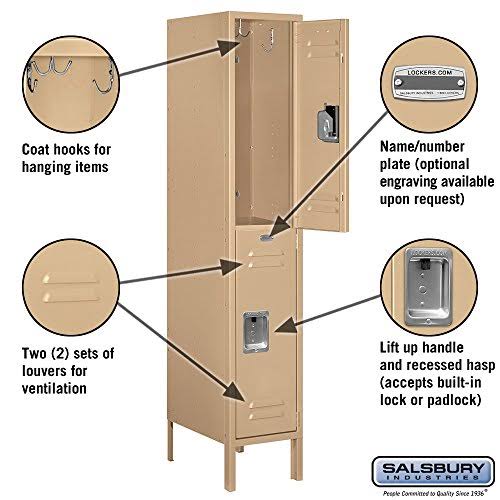 Double Tier Standard Metal Locker I5754