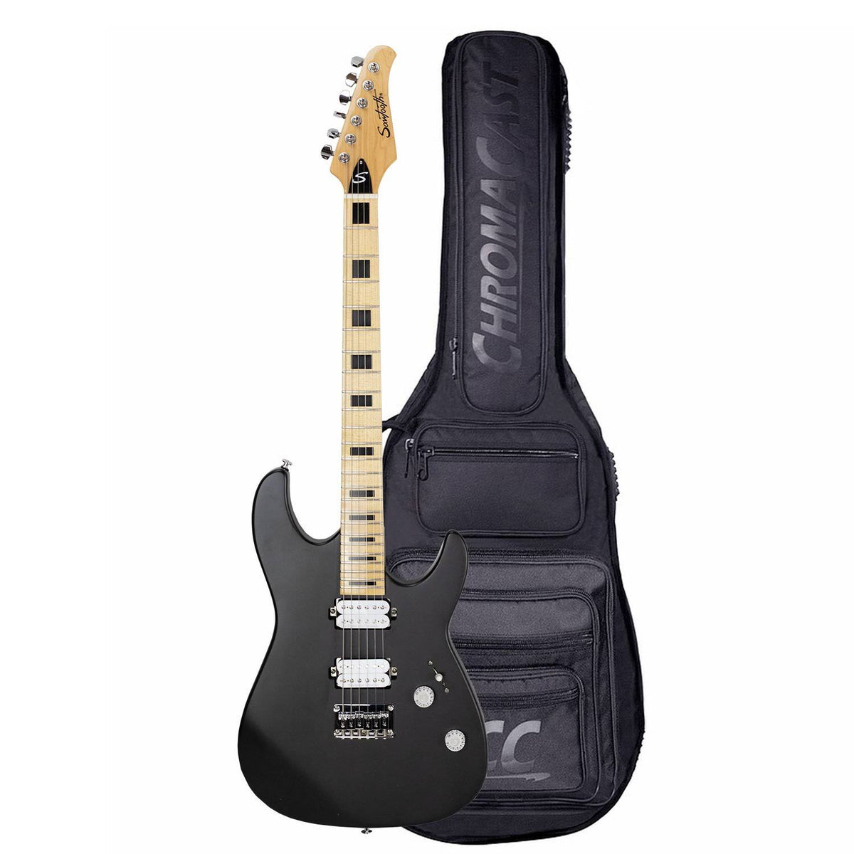 Satin Black Electric Guitar Z77251