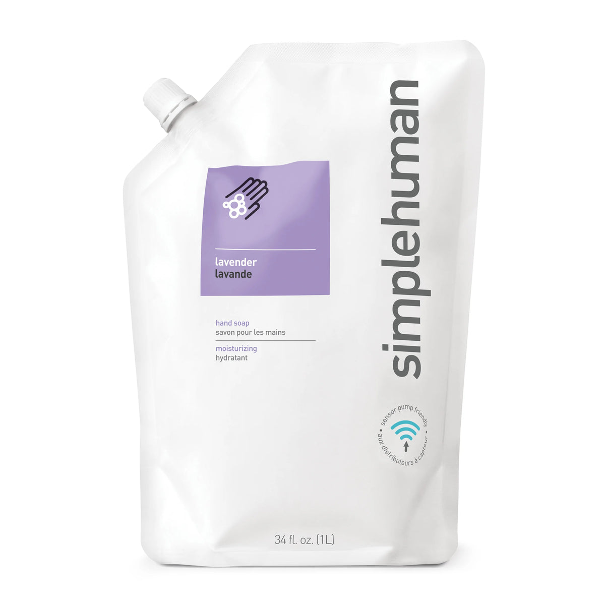 Lavender Liquid Hand Soap Refill Pouch, 34 Fl Oz (Pack of 6) I9084
