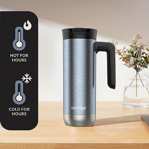 Stainless Steel 20oz Travel Mug with Handle N512462