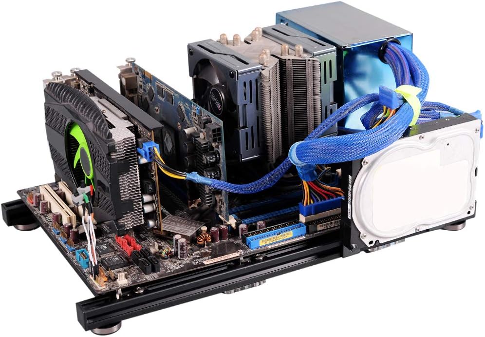 ATX Open Air Aluminum Alloy PC Case B878636