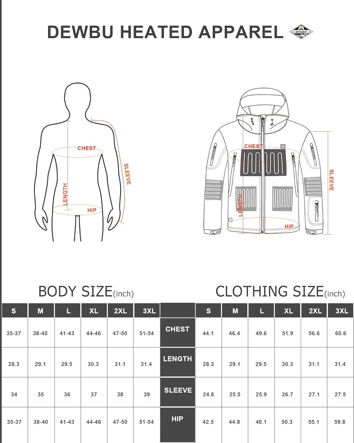 Grey Heated Jacket with 12V Battery Pack C101530