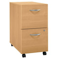 Light Oak 2 Drawer Mobile File Cabinet D626316