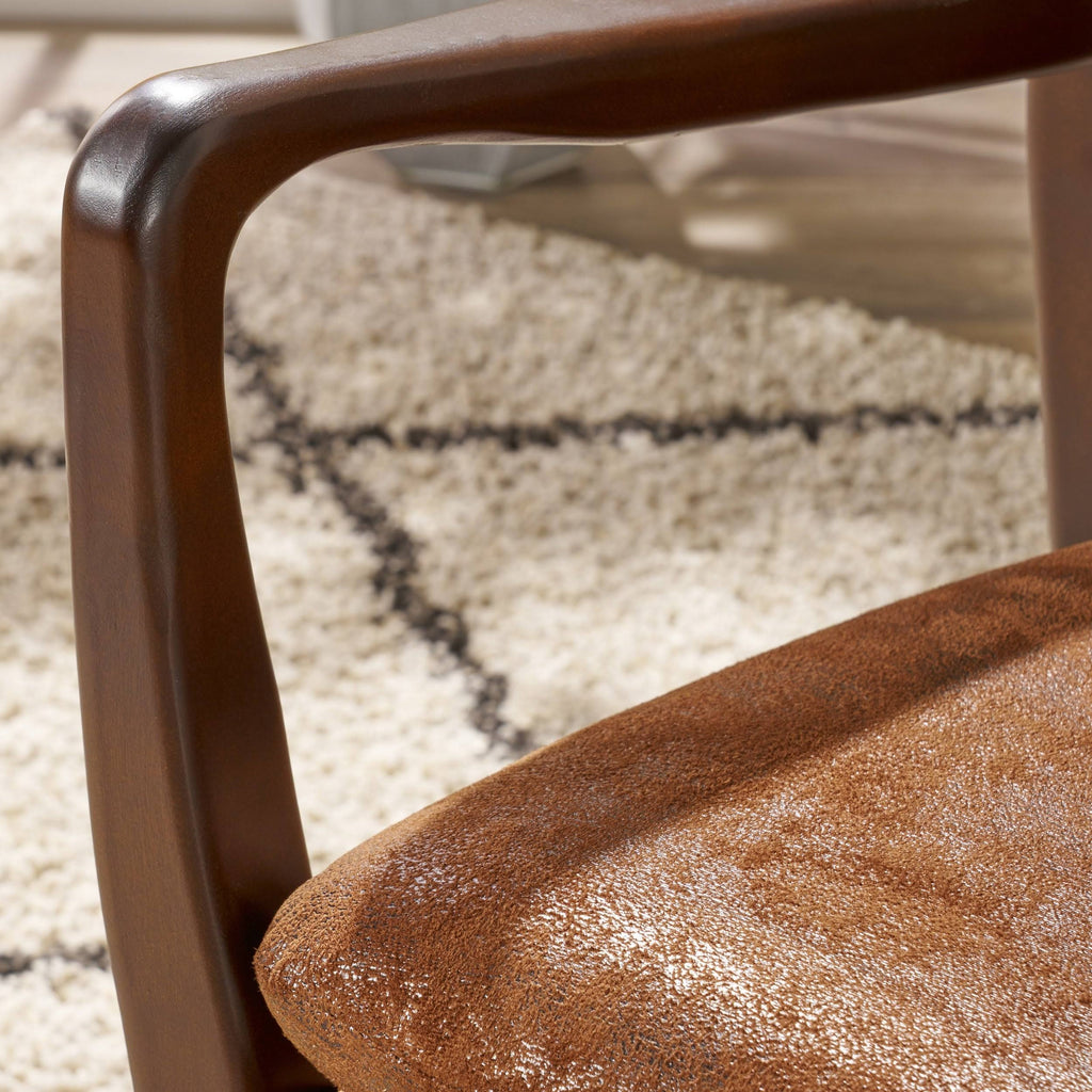 Espresso Brown Contemporary Club Chair T251