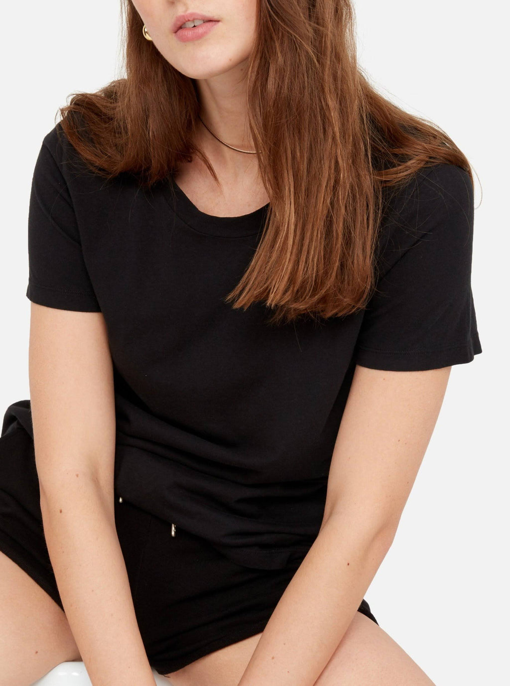 Organic Cotton Classic Tee Jet Black XL N5637