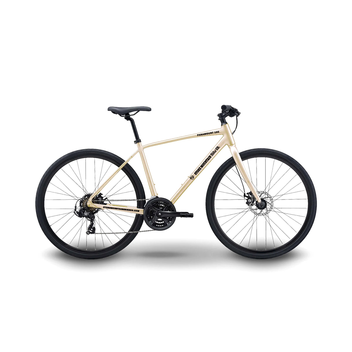 Lightweight Aluminum 21-Speed Hybrid Bicycle with Mechanical Disc Brakes V850256