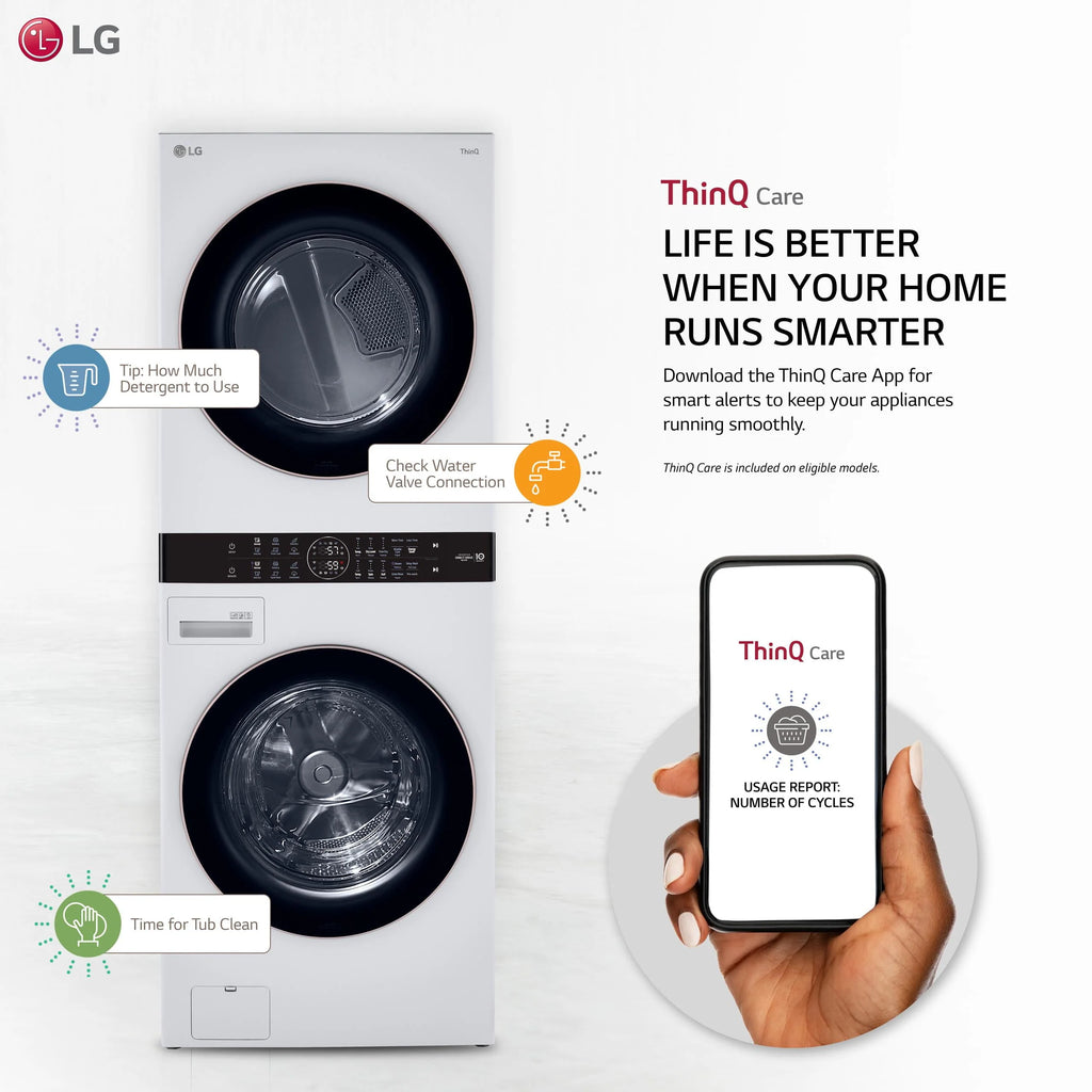 Gray Combination Washer Electric Dryer Q993655