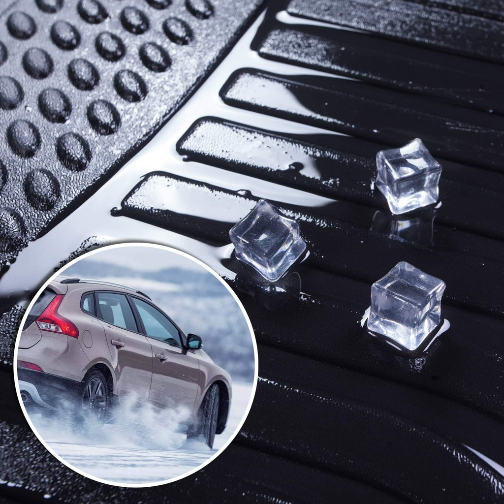 Black TPO Floor Mats Liners Front and Rear A8497