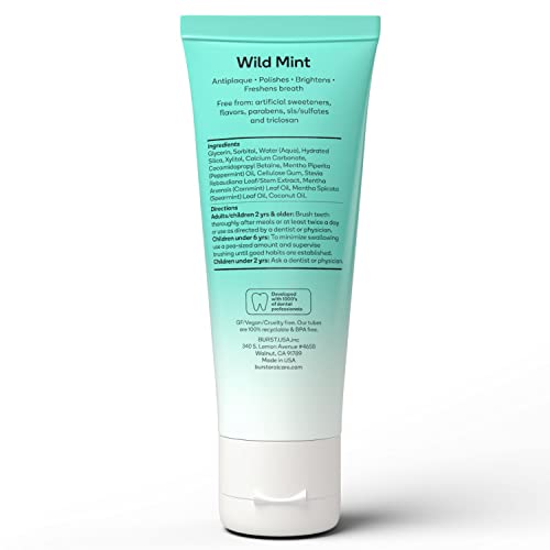 4.7oz 2 Pack Wild Mint Fluoride Free Whitening Toothpaste G727