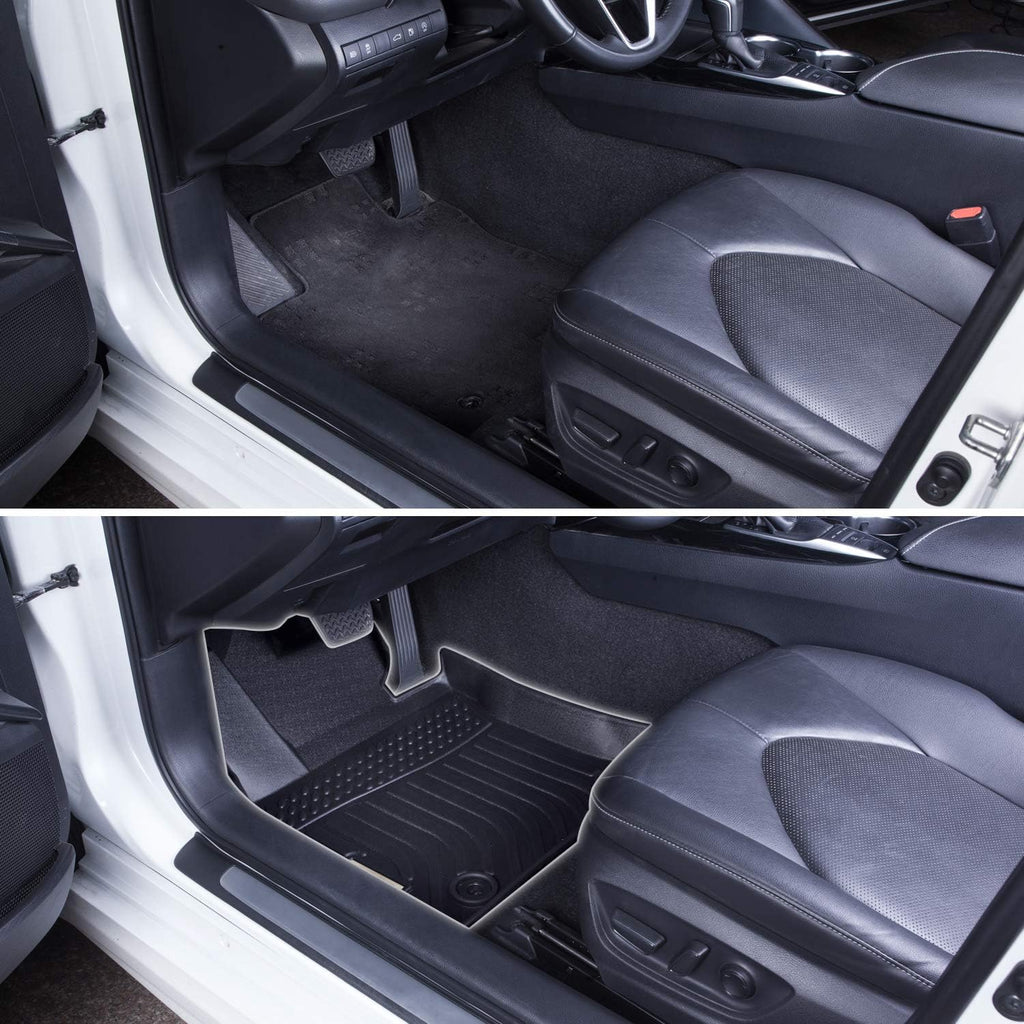 Black TPO Floor Mats Liners Front and Rear A8497