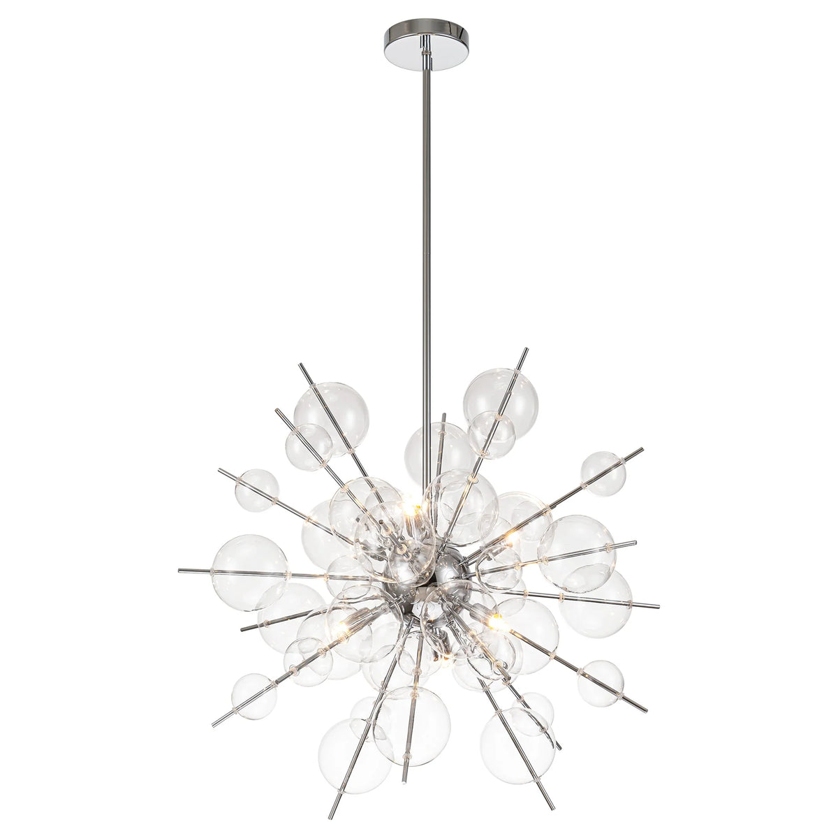 6-Light Globe Bubble Starburst Chandelier Y96043