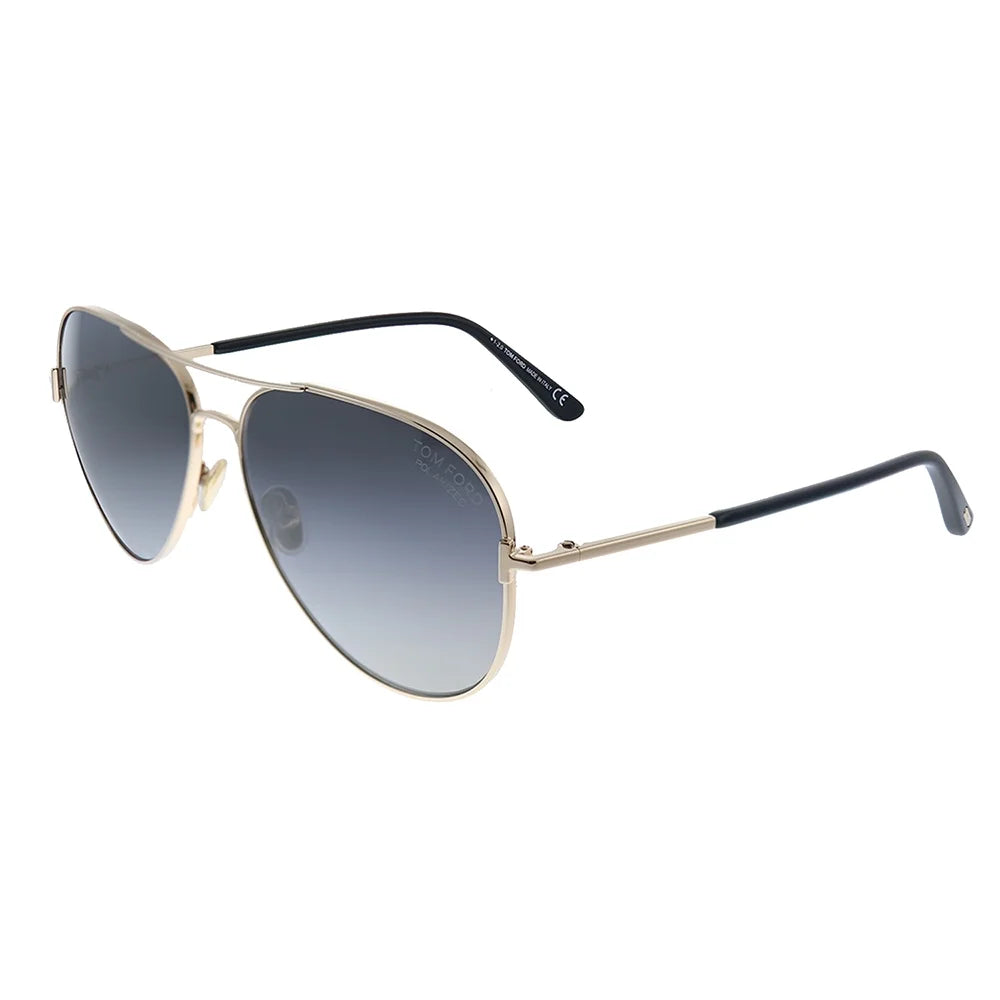 Metal Aviator Sunglasses Rose Gold 61mm U546