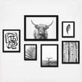 6-Piece Black & White Gallery Wall Set Y58576