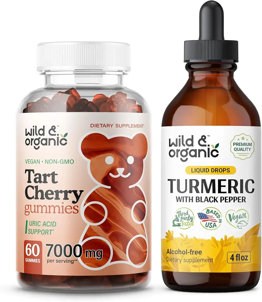 Tart Cherry Gummies & Turmeric Tincture 4 fl oz B292010