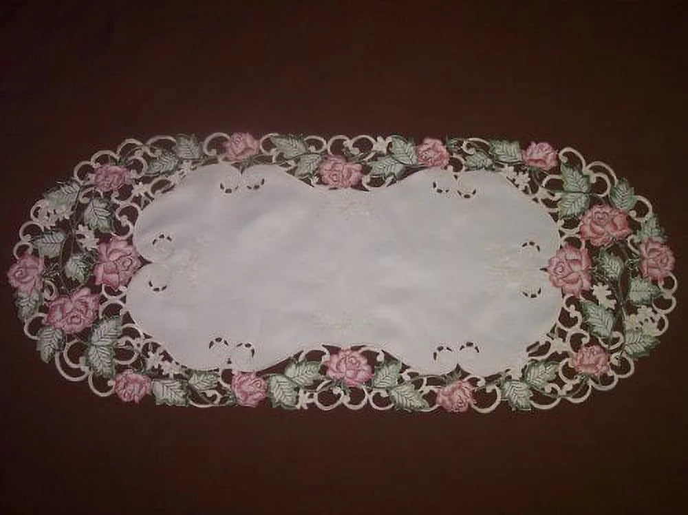 Embroidered Table Runner 44 x 15 inches O5359