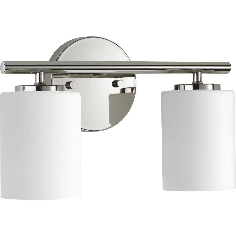 2 Light Textured Black Etched Glass Bath Vanity Light A14530
