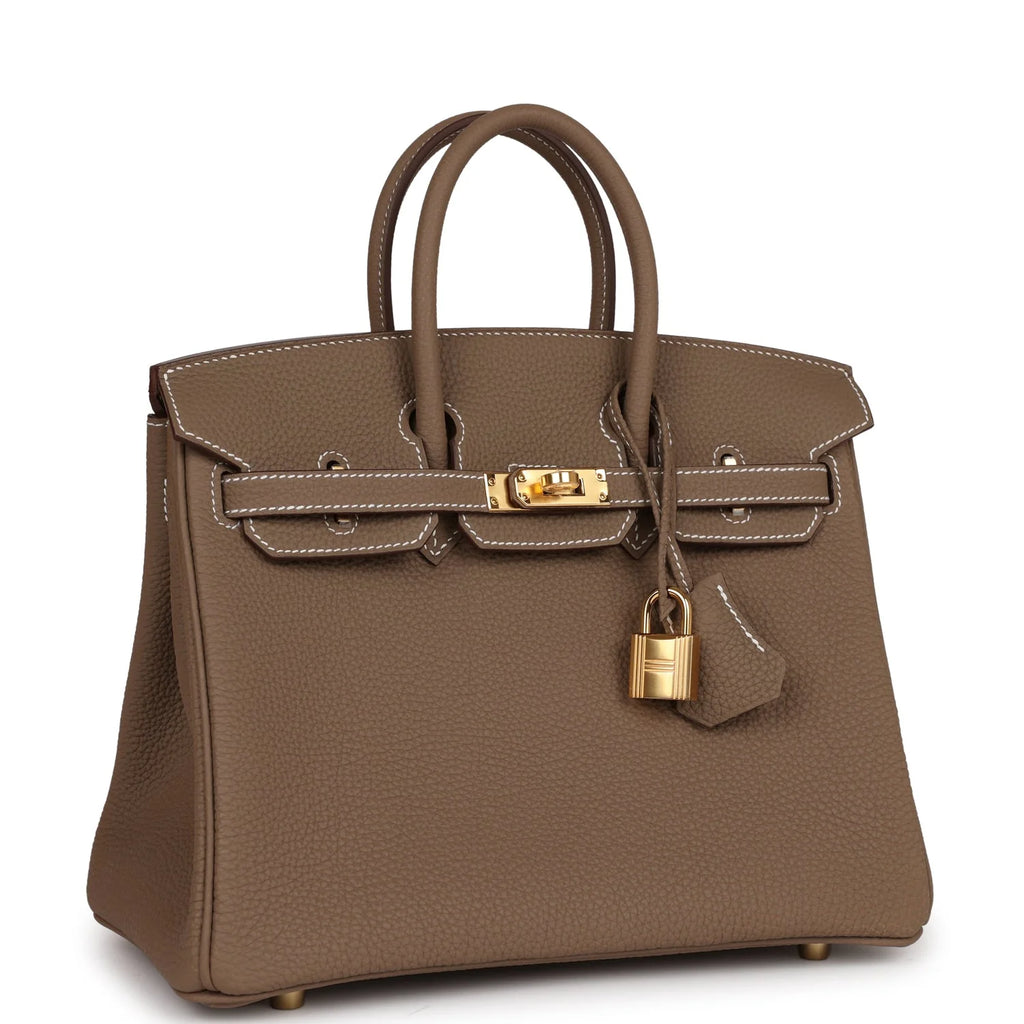 Birkin 25 Etoupe Togo Gold Hardware K393766