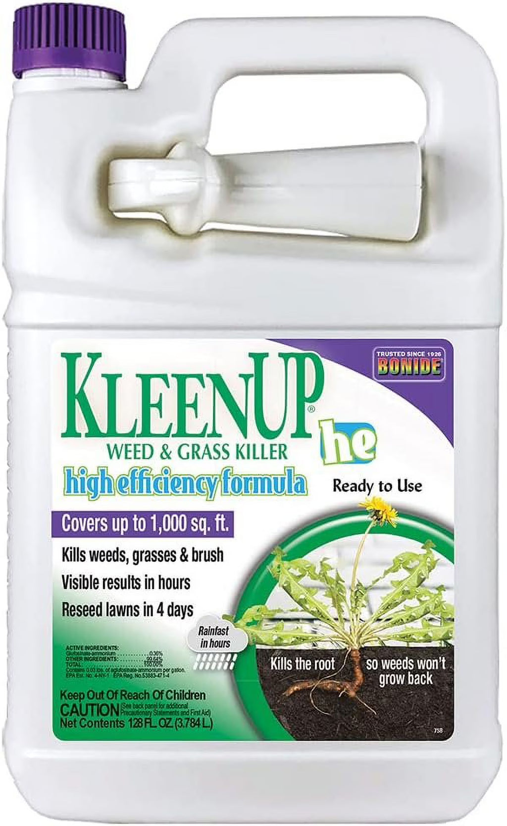 Weed & Grass Killer, 128 oz Ready-to-Use W646