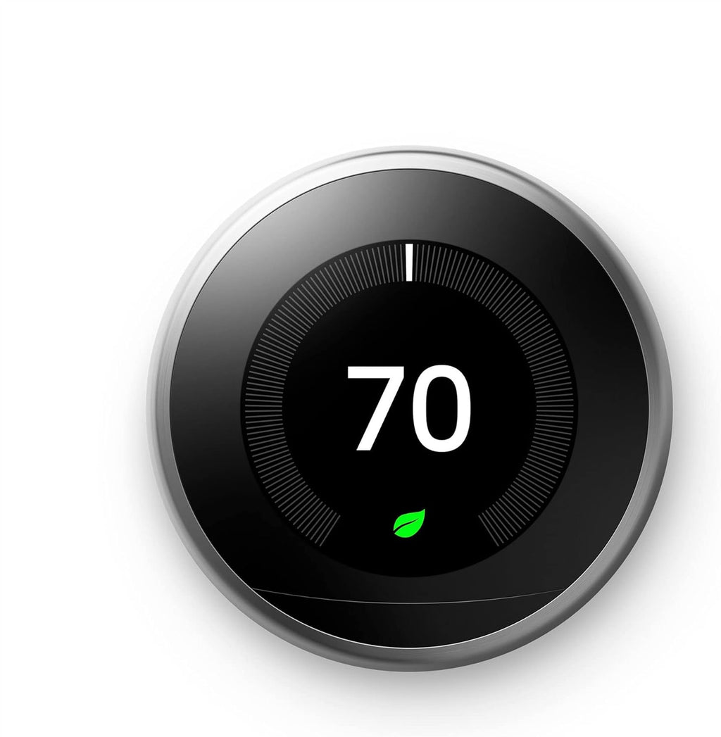 Stainless Steel Programmable Smart Thermostat J999160