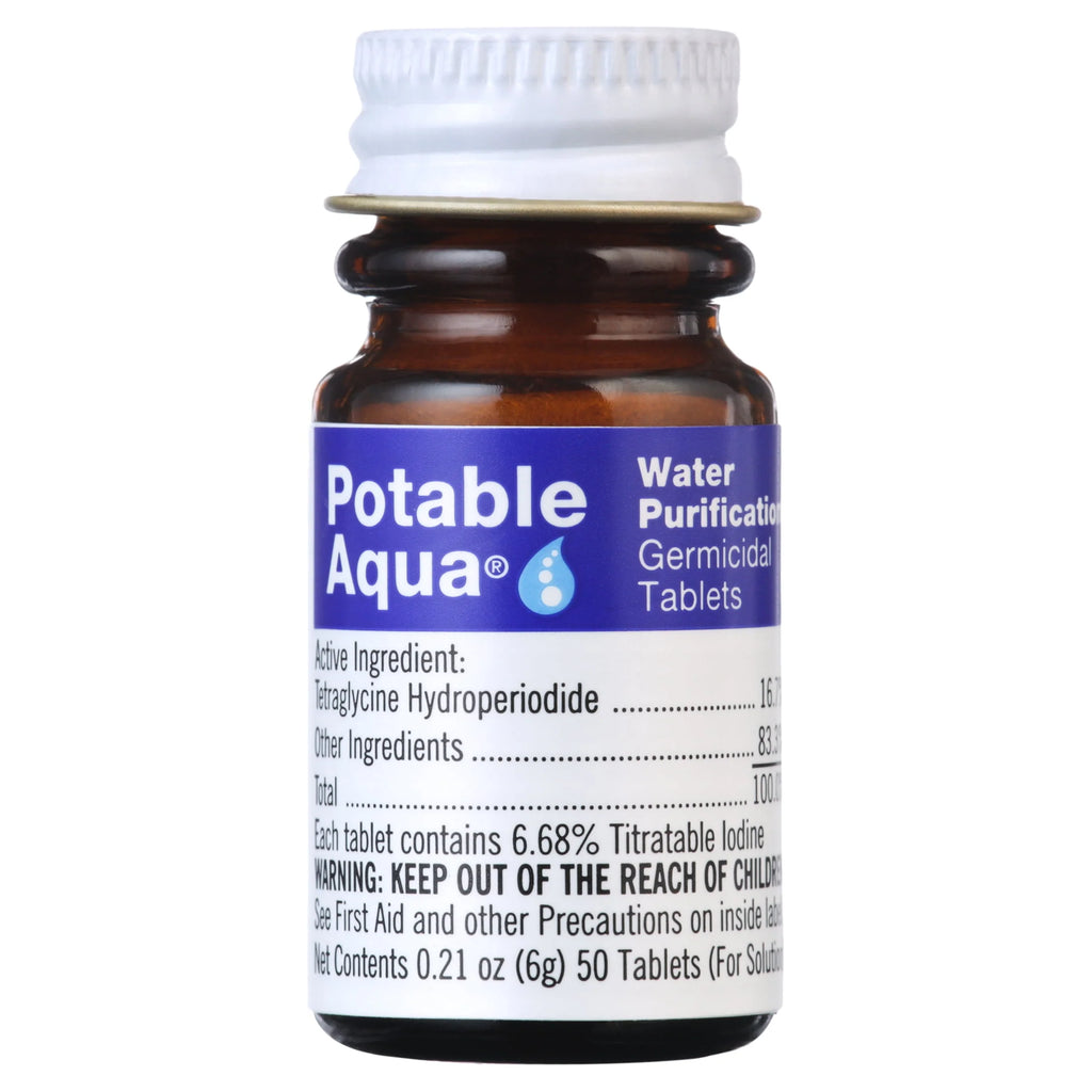 Water Purification Tablets, Two 50 Count Bottles R823562