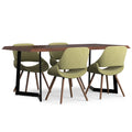 5 Pc Dining Set with 4 Chairs and 72 inch Table P974610