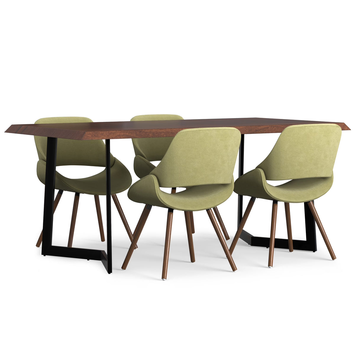 5 Pc Dining Set with 4 Chairs and 72 inch Table P974610