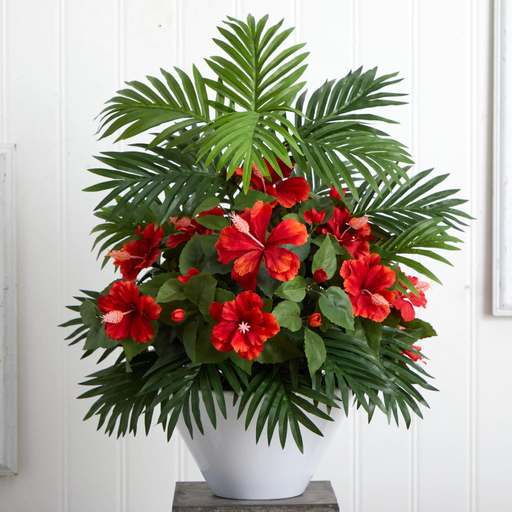 Artificial Plant in White Bowl U8786