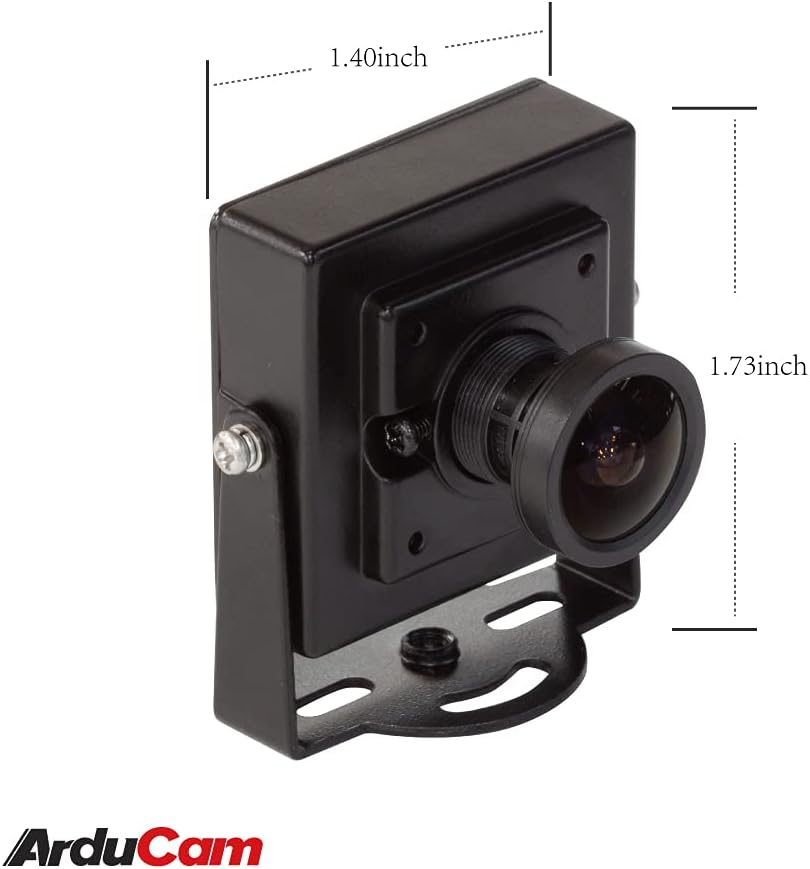 16MP Wide Angle USB Camera with Metal Case, 1/2.8 CMOS IMX298 Mini UVC USB2.0 4K Video Webcam K188