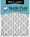 16x20x2 MERV 14 Carbon AC Furnace Filters Qty 3 Q561