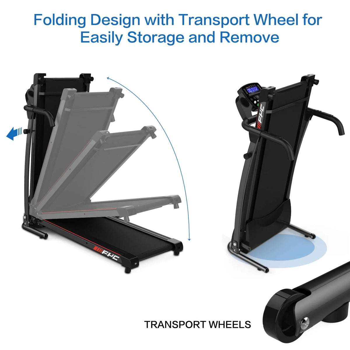 Folding Electric Treadmill L42702