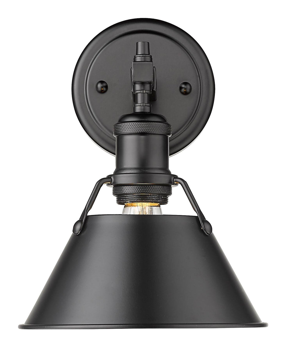 1 Light Bath Vanity in Matte Black B5330