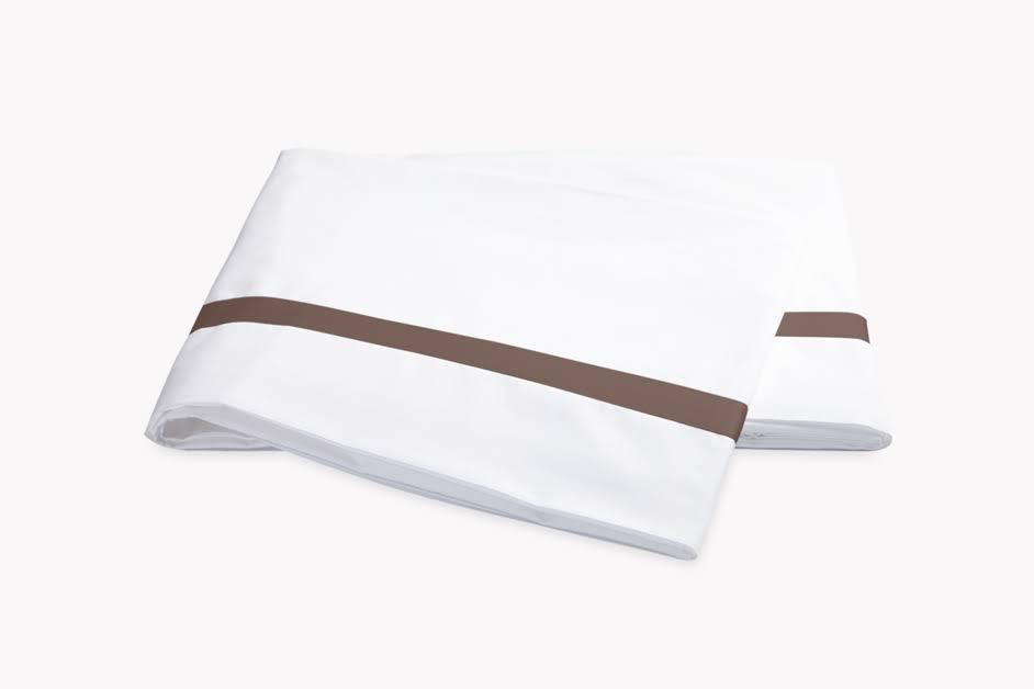Mocha Percale King Flat Bed Sheet M53747