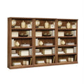 5 Shelf Wall Bookcase in Oiled Oak L378894