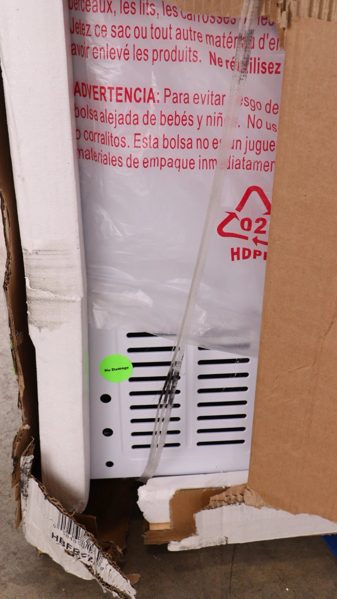 White Dual Door Chest Freezer O29665