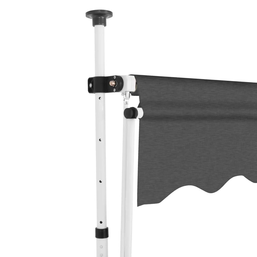 Patio Balcony Manual Shelter with Adjustable Versatile 98.4" X37363