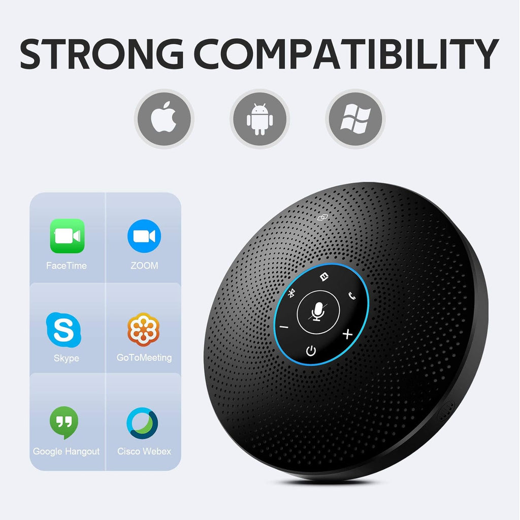 Bluetooth Speakerphone with 4 Directional Mics G703