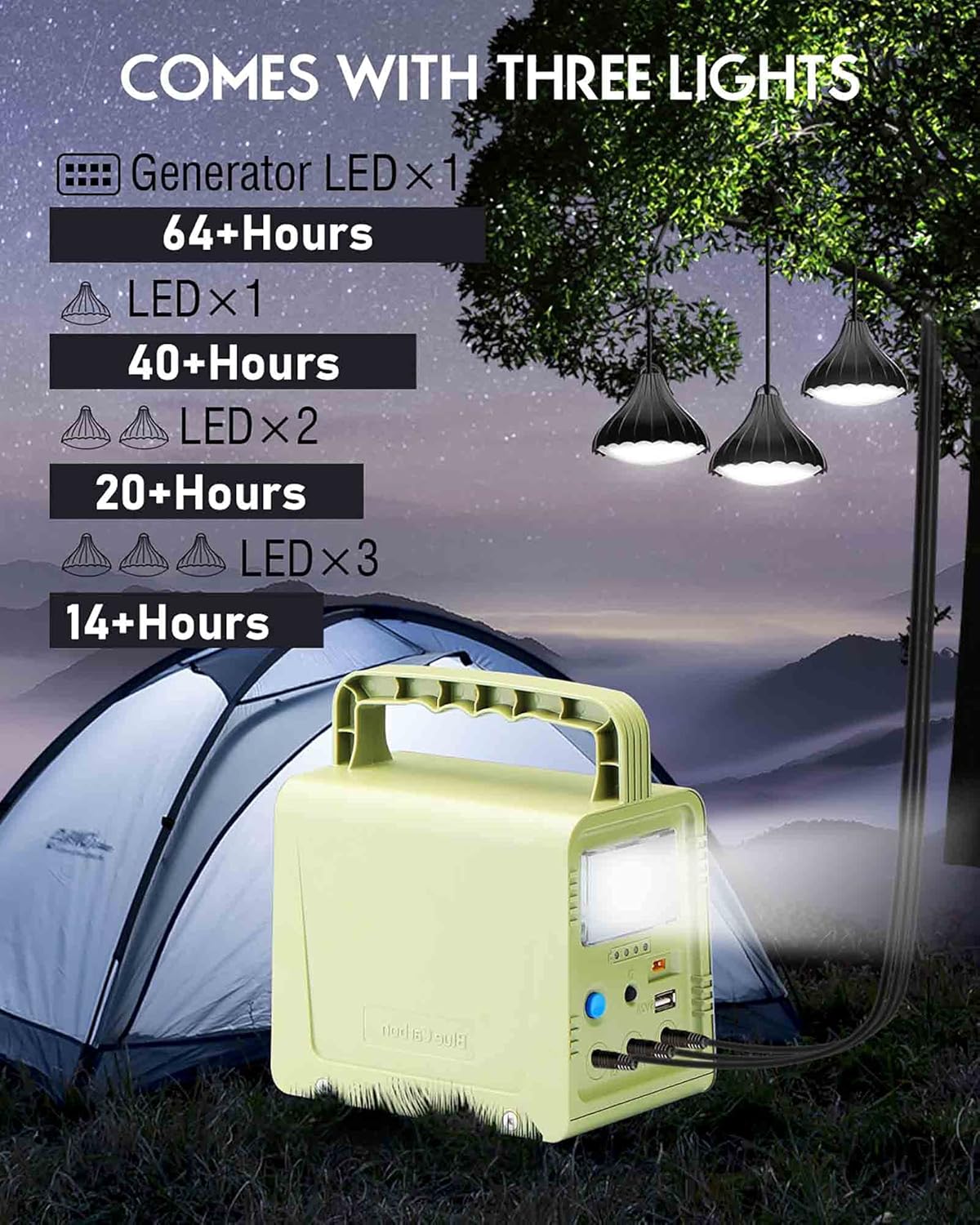 84Wh Portable Power Station with Solar Panel F5720