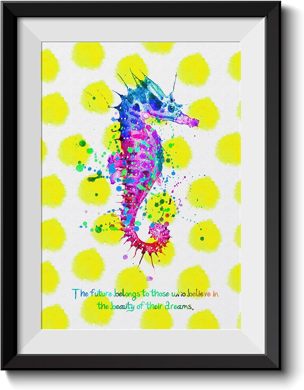 Pink Sea Animals Canvas Wall Art N699497